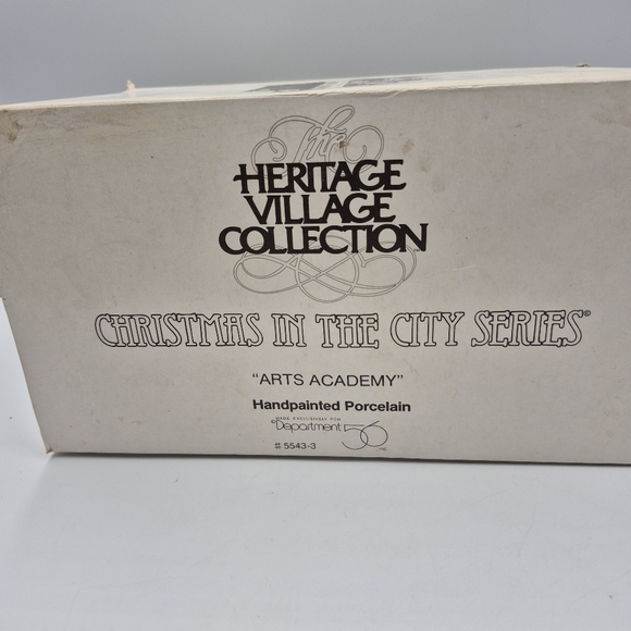 Department 56 Christmas In The City Series. Arts Academy - Picture 3 of 8